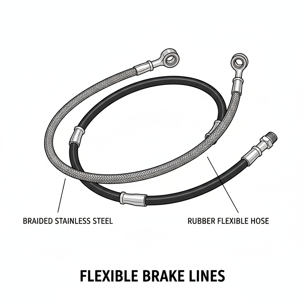 Brake line REAR Ambush