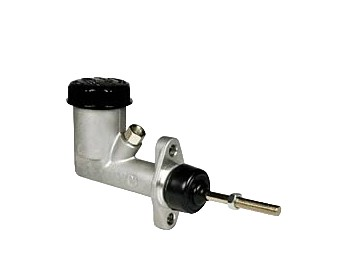 A single-circuit master cylinder, often used in clutch systems or simpler brake setups.