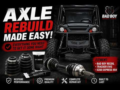 Axle Boot Repair Kit- Textron, Bad Boy Recoil, Tracker EViS, EZGO Express 4X4